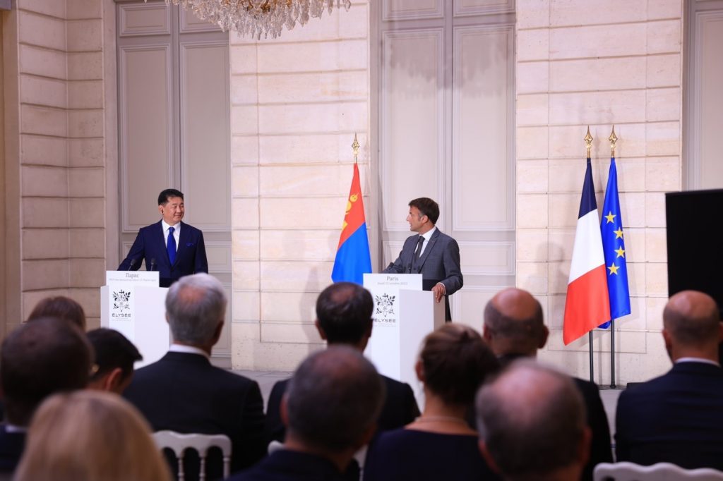 У.Хүрэлсүх: Монгол, Францын харилцаа, хамтын ажиллагаа өнө мөнхөд цэцэглэн хөгжих болтугай