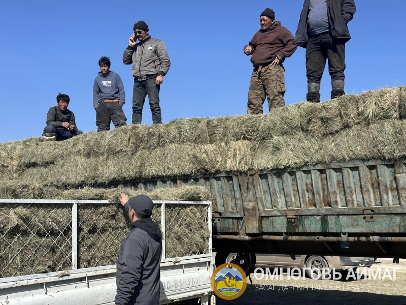 Өмнөговь АОК-оос малчдад тусламж дэмжлэг үзүүлэх ажил Баяндалай суманд ажиллаж байна